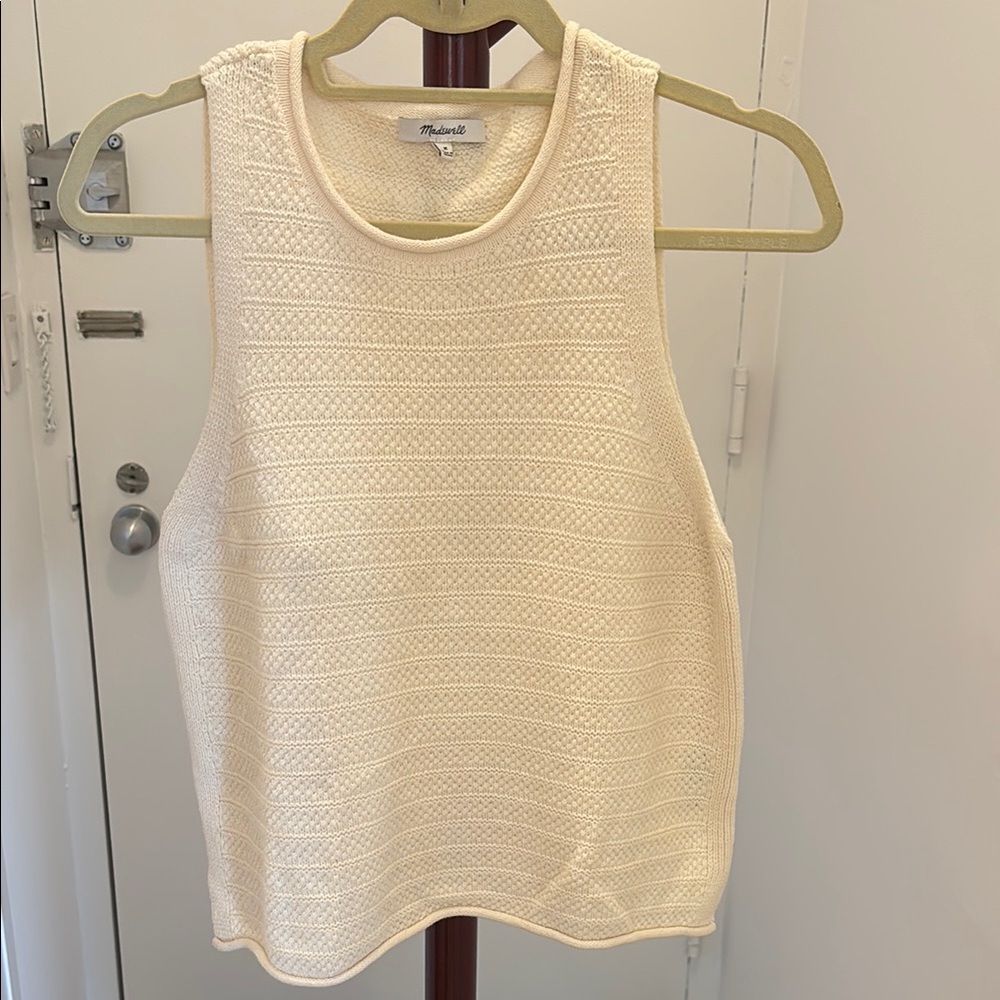 Madewell Cream Sleeveless Tank Top